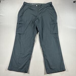 Delta Airlines by Lands End Cargo Pants Blue Women's Petite Curvy Size 16